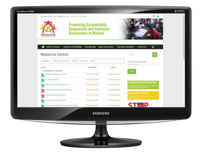 Tilitonse Fund online resource centre