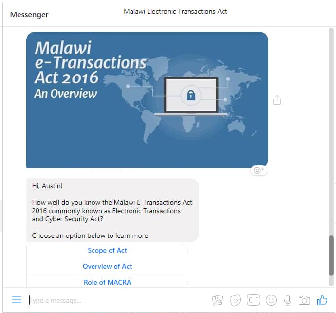 Malawi e-transactions act