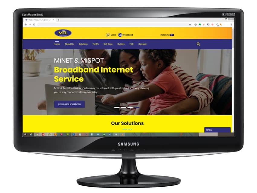 Malawi Telecommunications Limited website